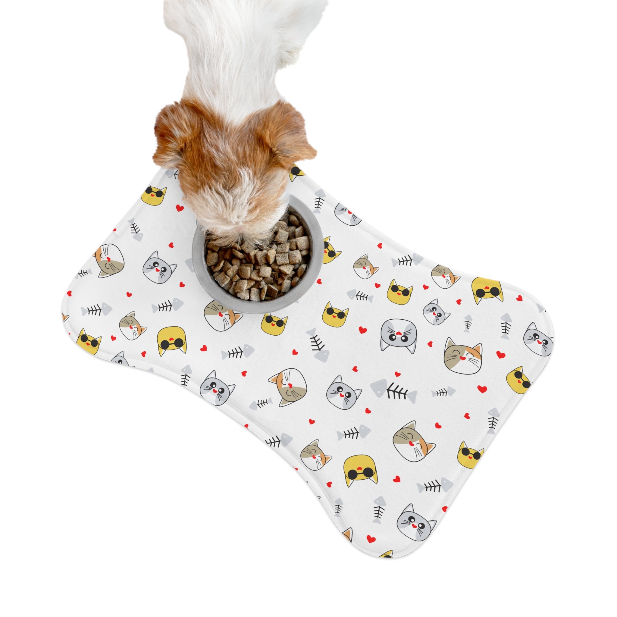 Paw Pattern Pet Feeding Mats