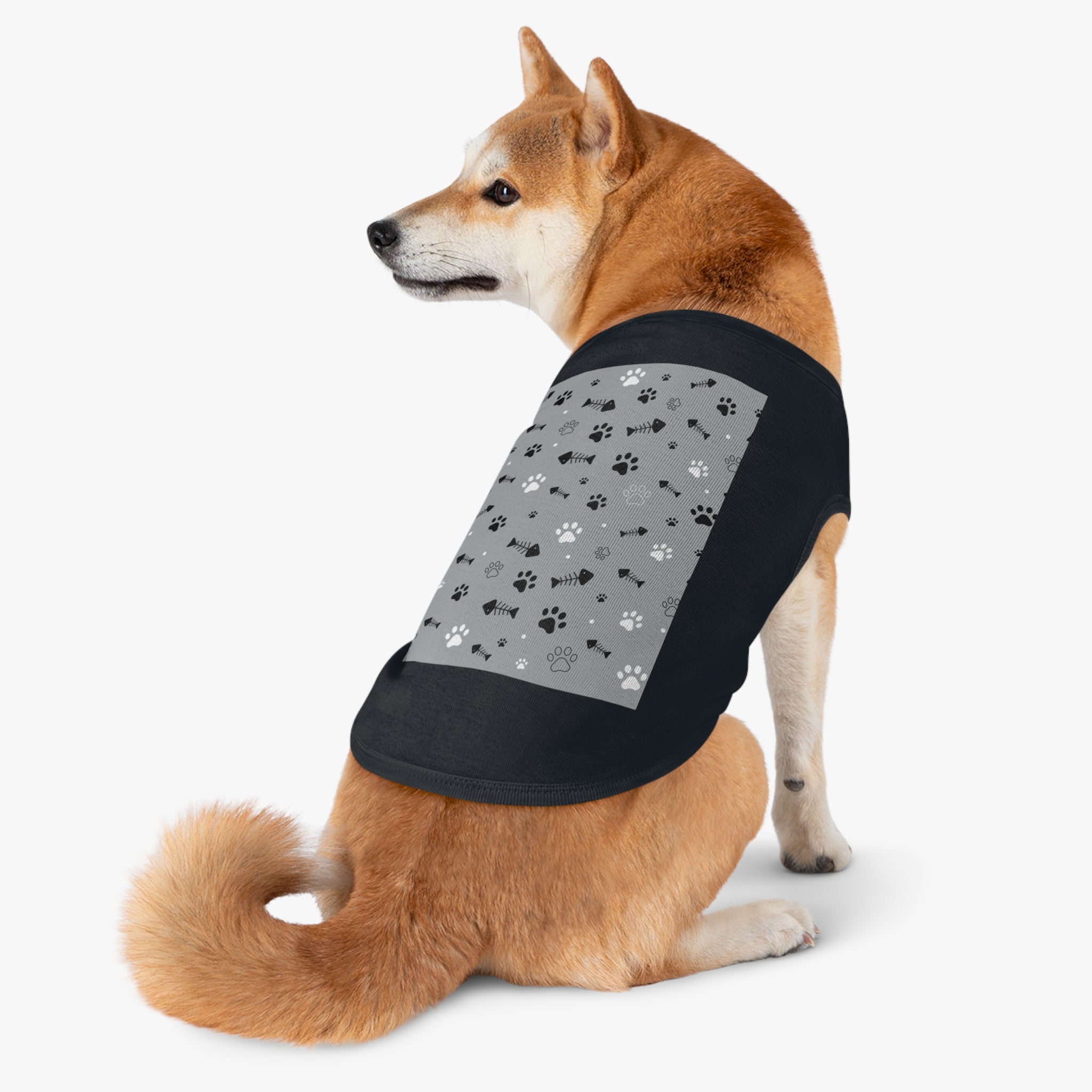 Paw Pattern Pet Tank Top