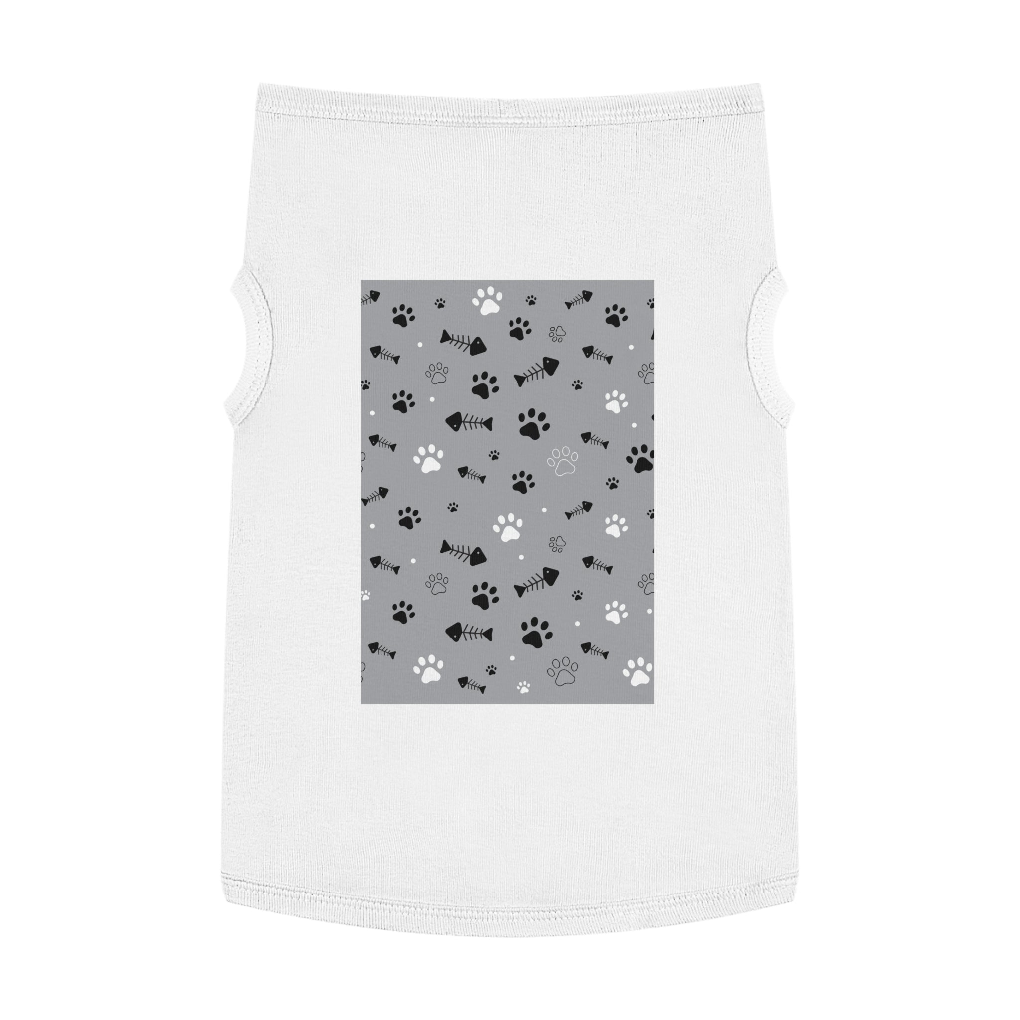 Paw Pattern Pet Tank Top