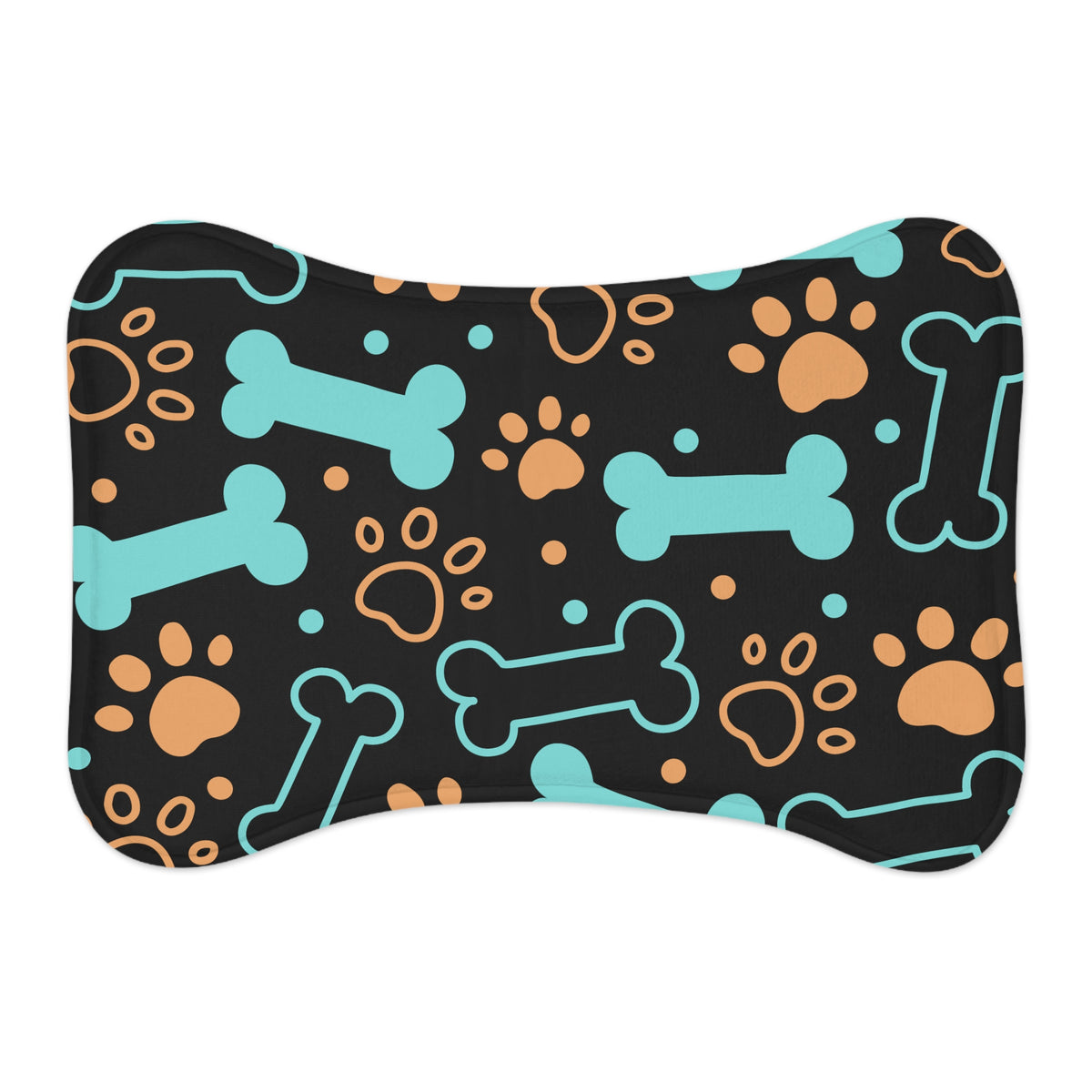 Paw Pattern Pet Feeding Mats