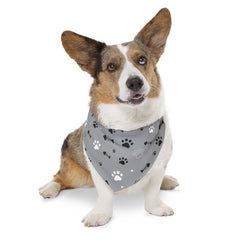 Pet Paw Pattern Pet Bandana Collar