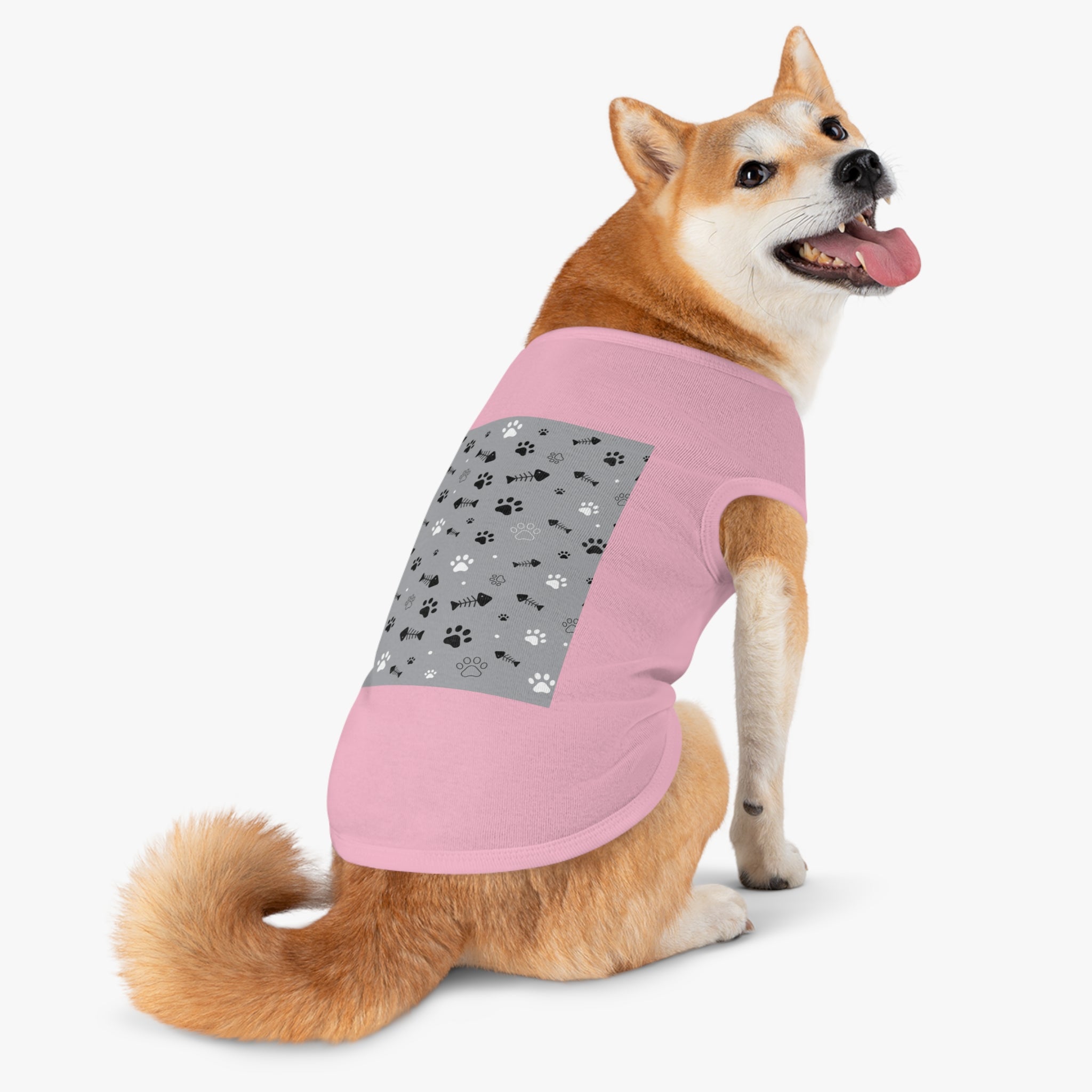 Paw Pattern Pet Tank Top