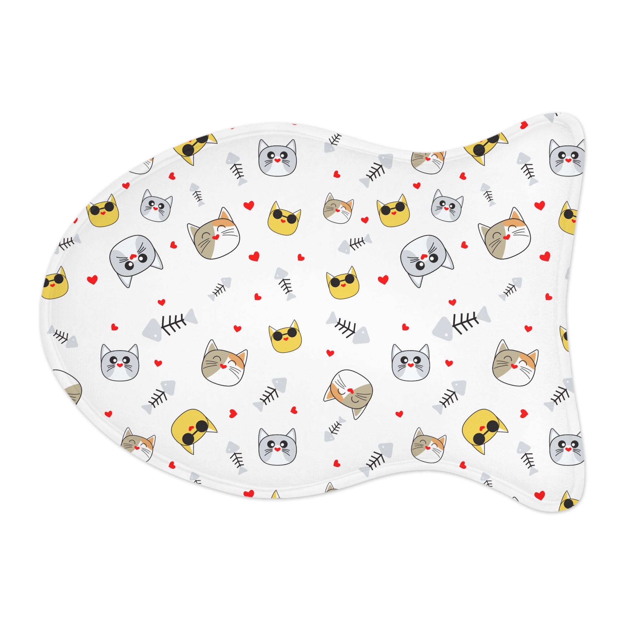 Paw Pattern Pet Feeding Mats