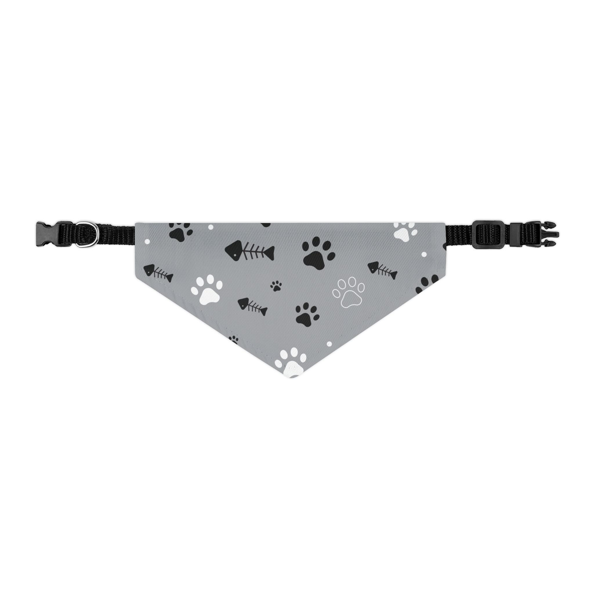 Pet Paw Pattern Pet Bandana Collar