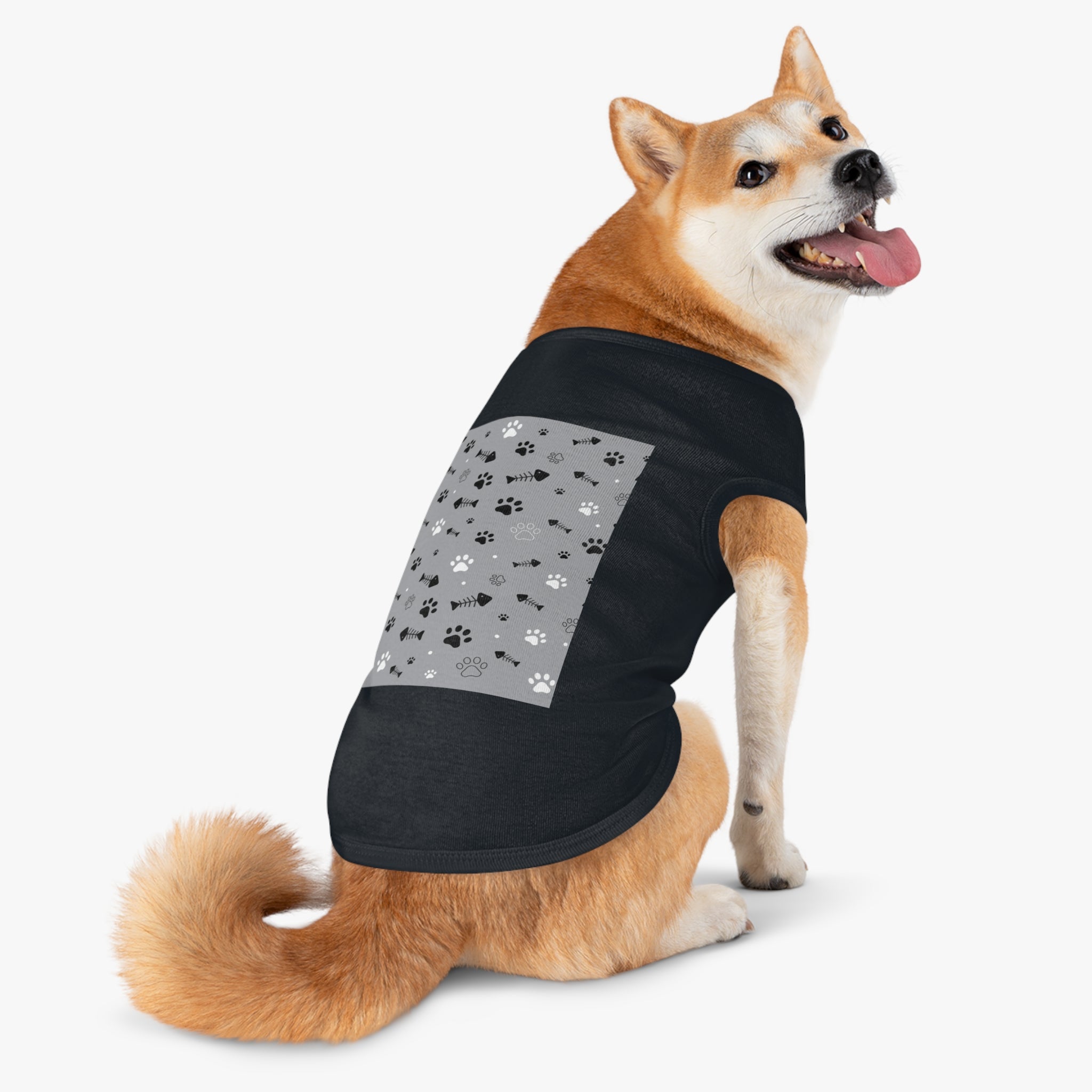 Paw Pattern Pet Tank Top