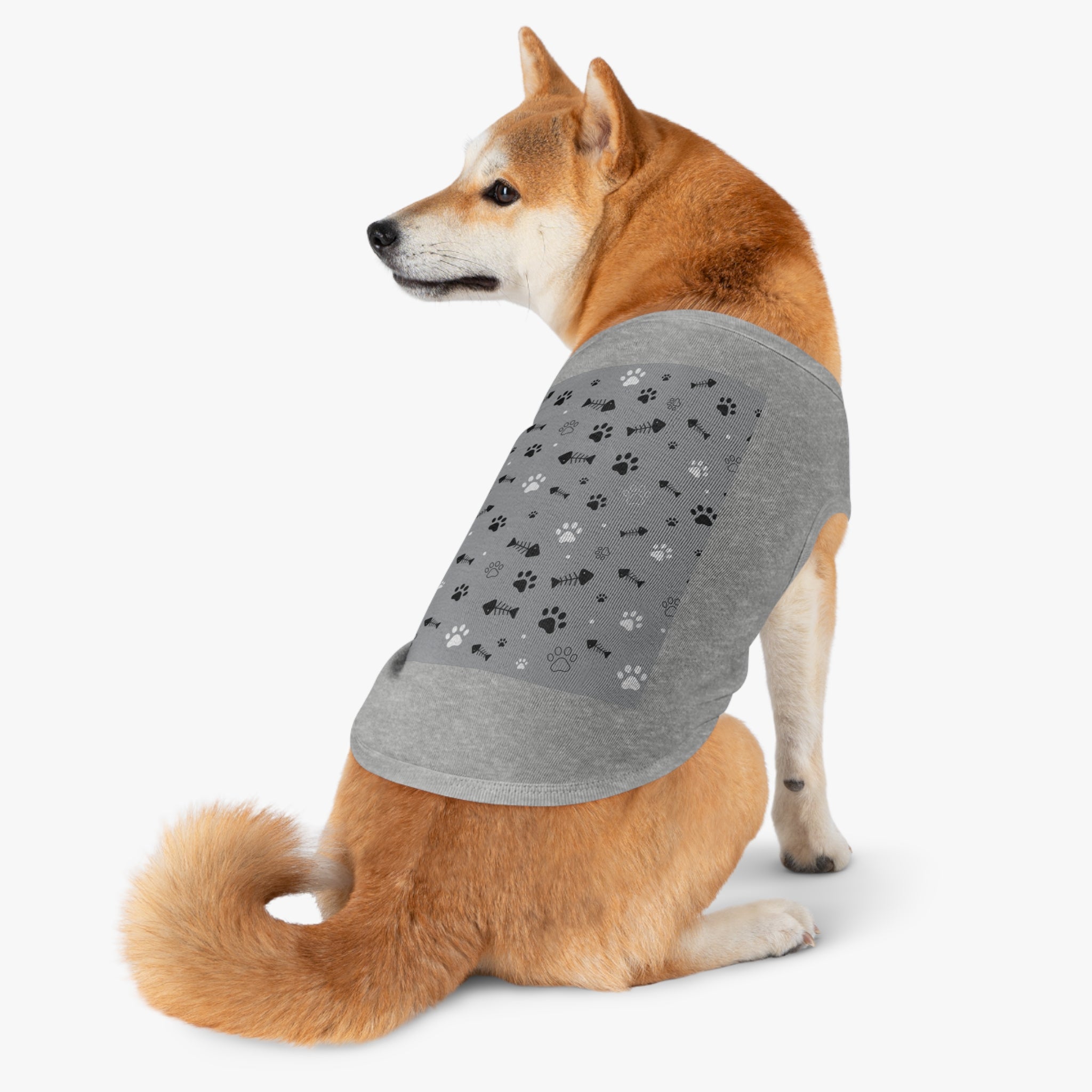 Paw Pattern Pet Tank Top