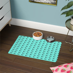 Pet Pattern Food Mat (12x18)