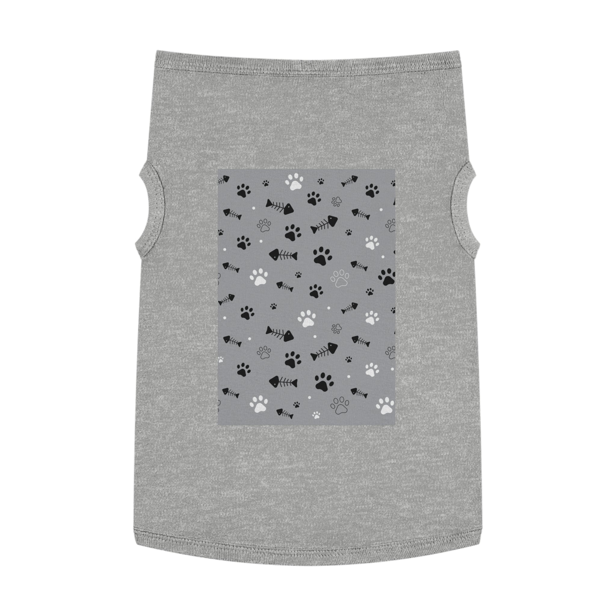 Paw Pattern Pet Tank Top