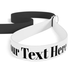 Personalization Text Leash