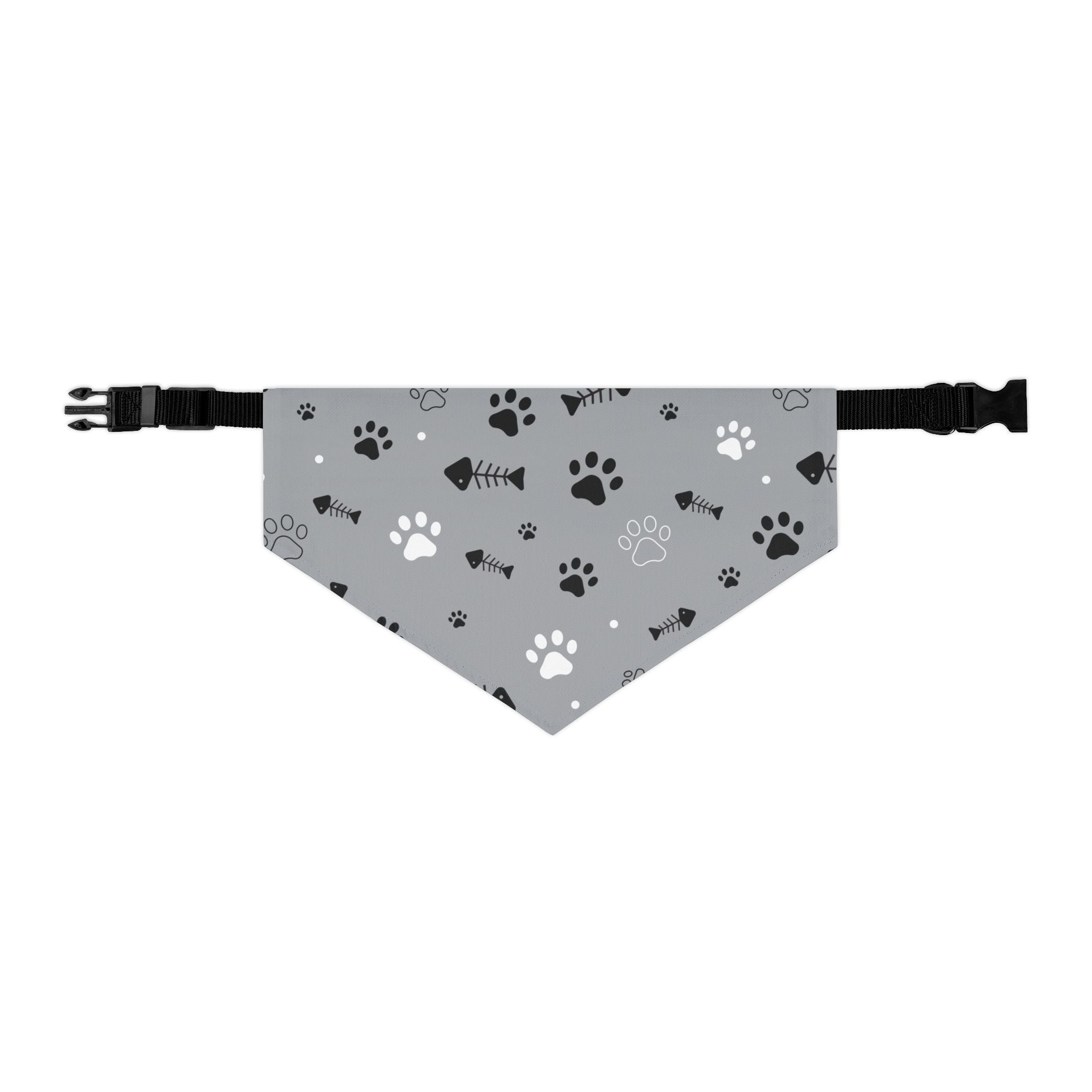 Pet Paw Pattern Pet Bandana Collar