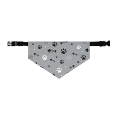 Pet Paw Pattern Pet Bandana Collar