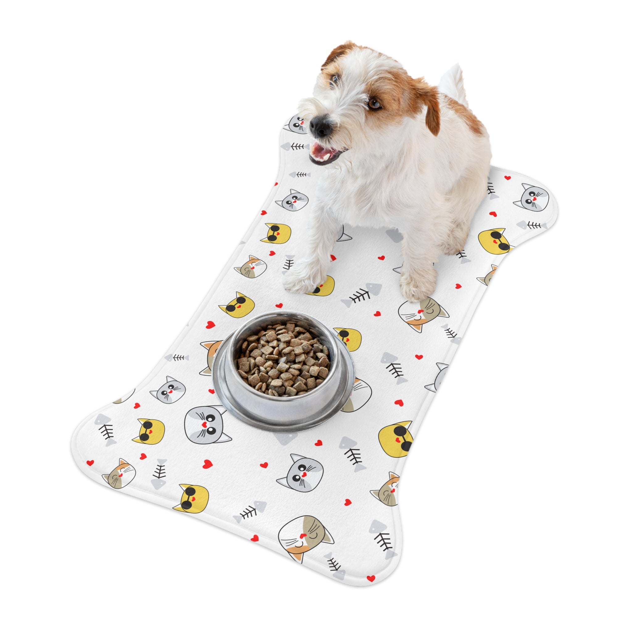 Paw Pattern Pet Feeding Mats