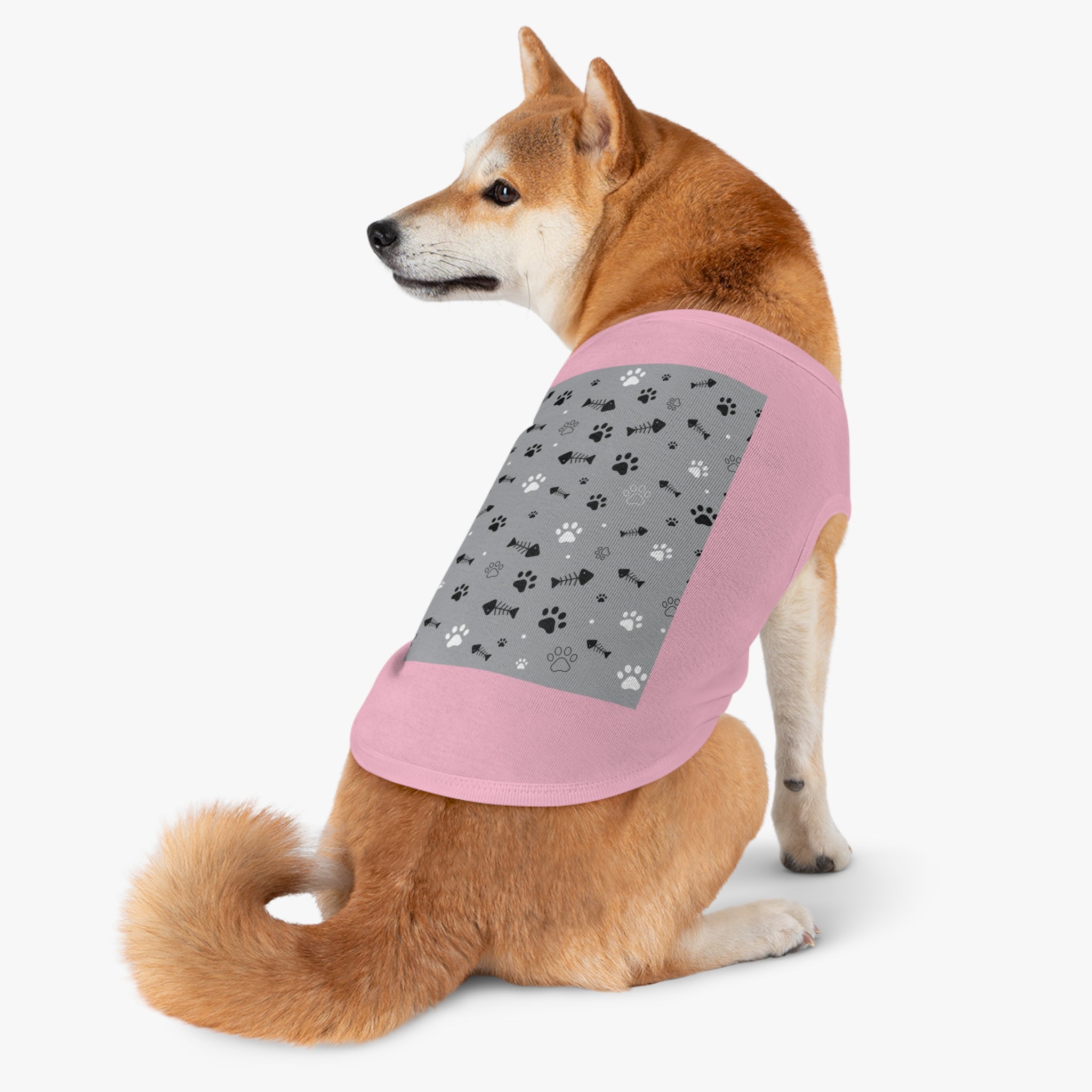 Paw Pattern Pet Tank Top