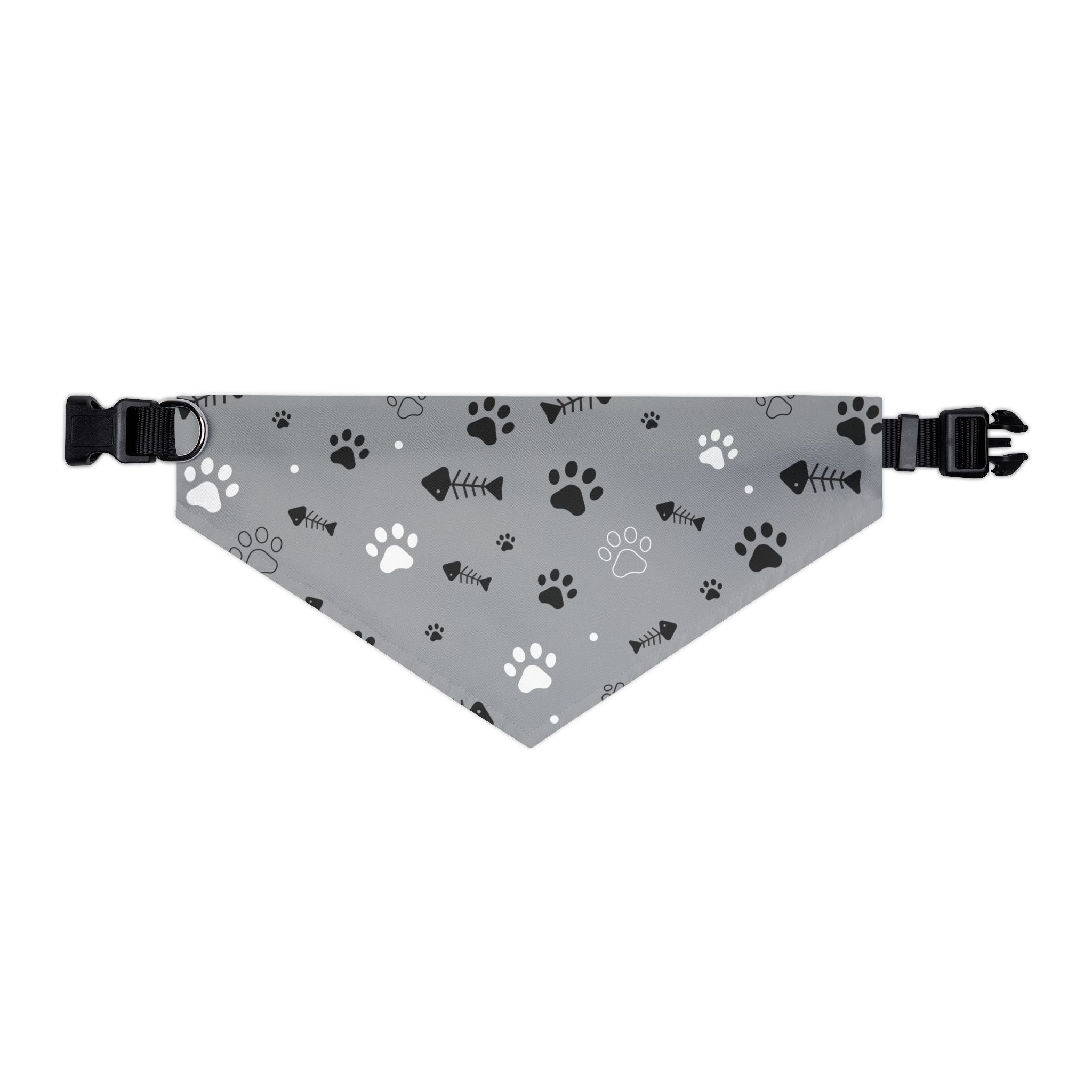 Pet Paw Pattern Pet Bandana Collar