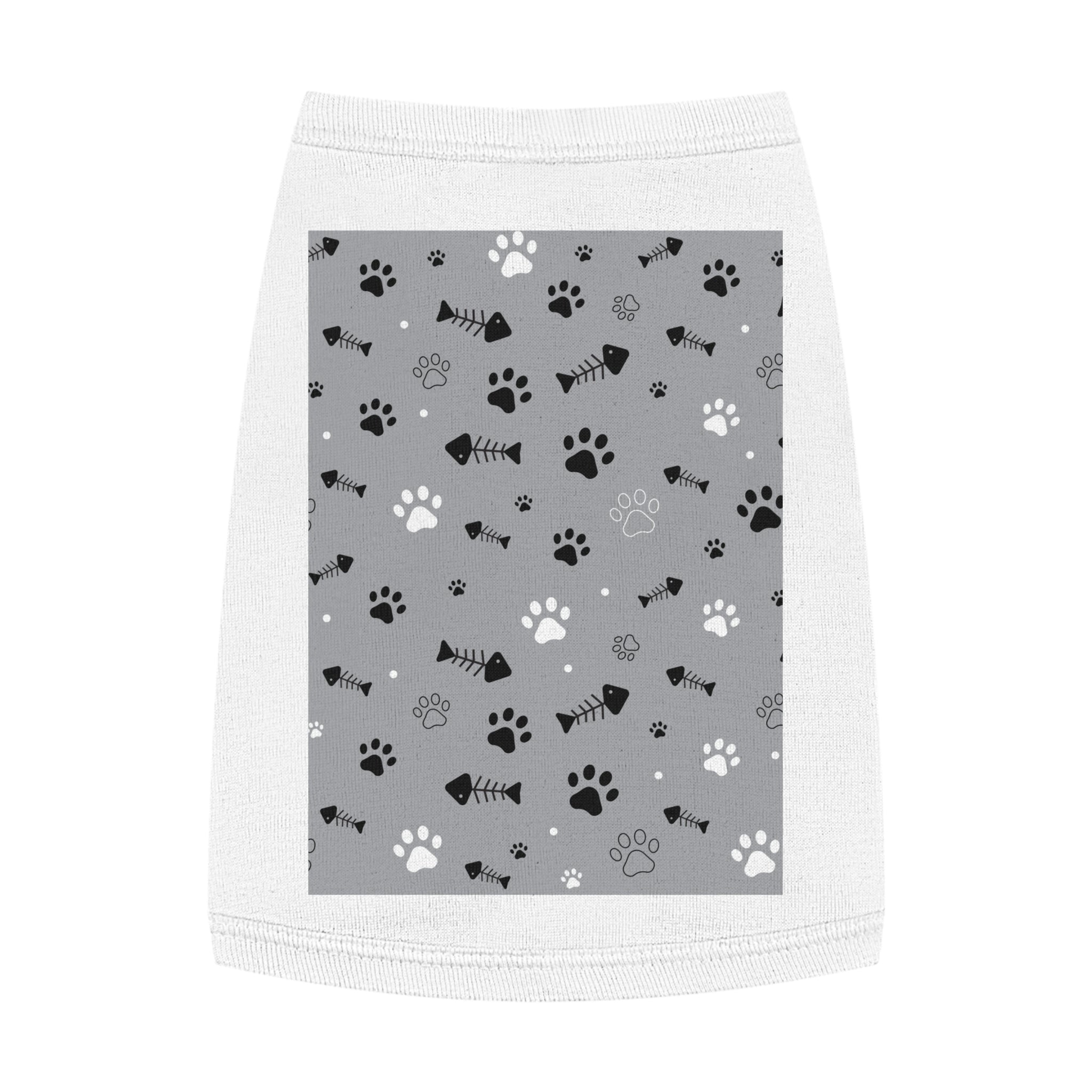 Paw Pattern Pet Tank Top